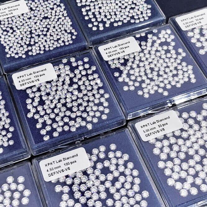 Lab-grown Diamond  Excellent Cut HPHT Loose Melee 