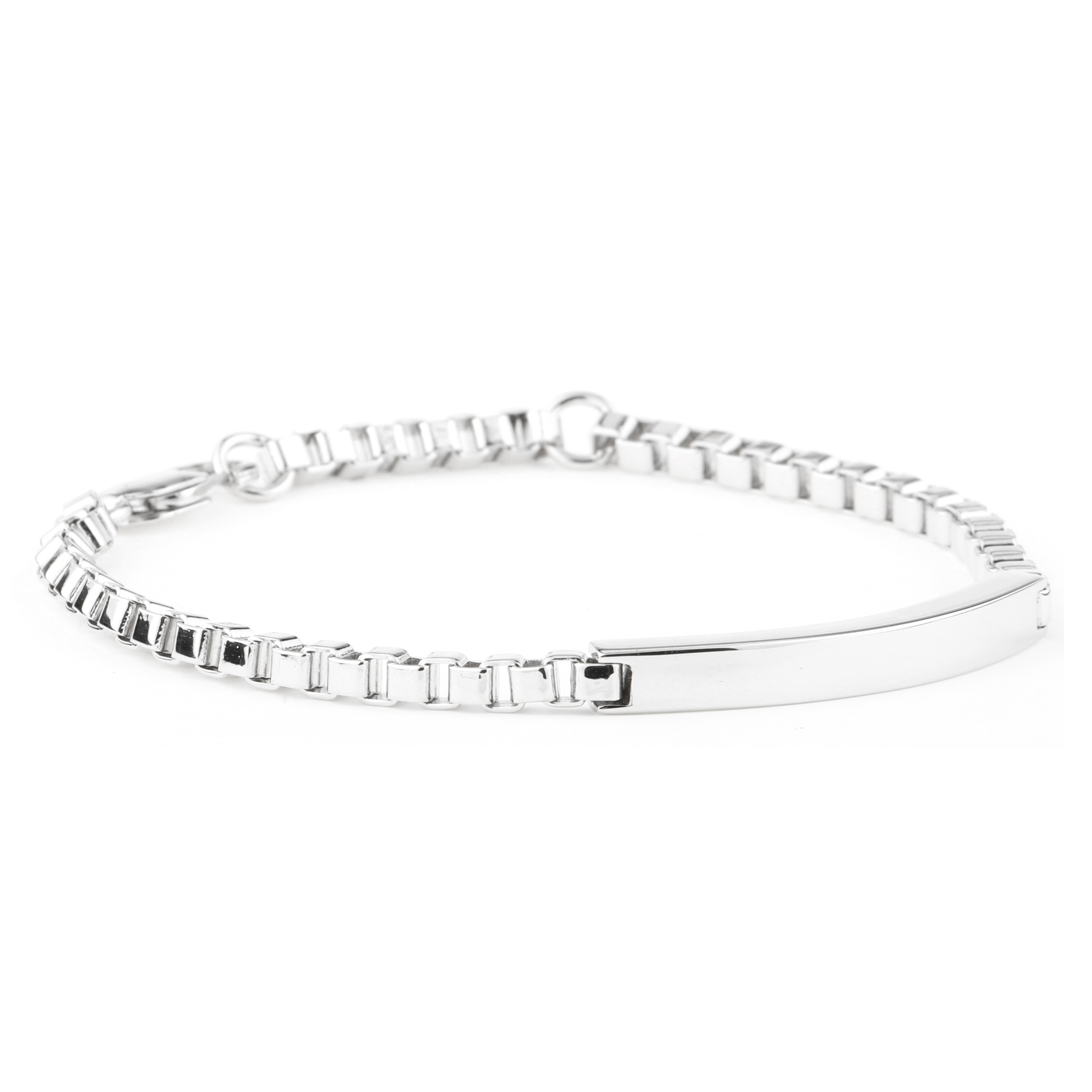 Classic 925 Silver Plain Bracelet | Effortless Elegance