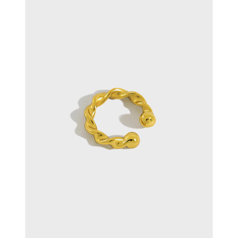 Gold-Plated Silver Stud Earrings | Subtle Shine for Daily Elegance