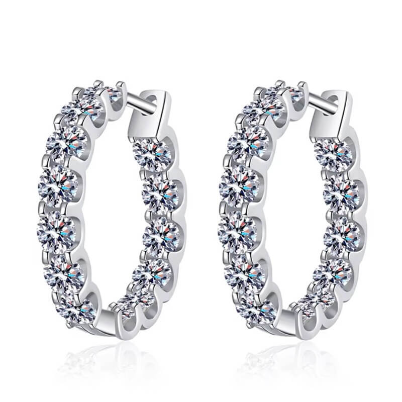  Bling Stud Earrings for Women Beautiful Shiny Jewelry Earrings