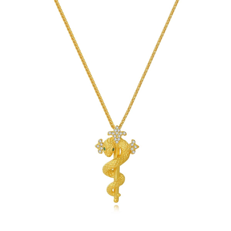 Wholesale Simple and Fashionable Women's Necklace 18k Gold-plated Silver Heart-shaped Shell Butterfly Necklace Jewelry