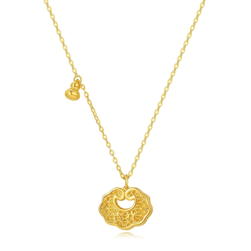 Wholesale Simple and Fashionable Women's Necklace 18k Gold-plated Silver Heart-shaped Shell Butterfly Necklace Jewelry
