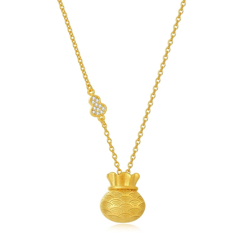 Wholesale Simple and Fashionable Women's Necklace 18k Gold-plated Silver Heart-shaped Shell Butterfly Necklace Jewelry