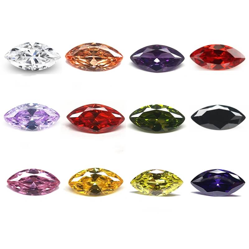  CZ Gems Loose Stone Used for Jewelry Inlay