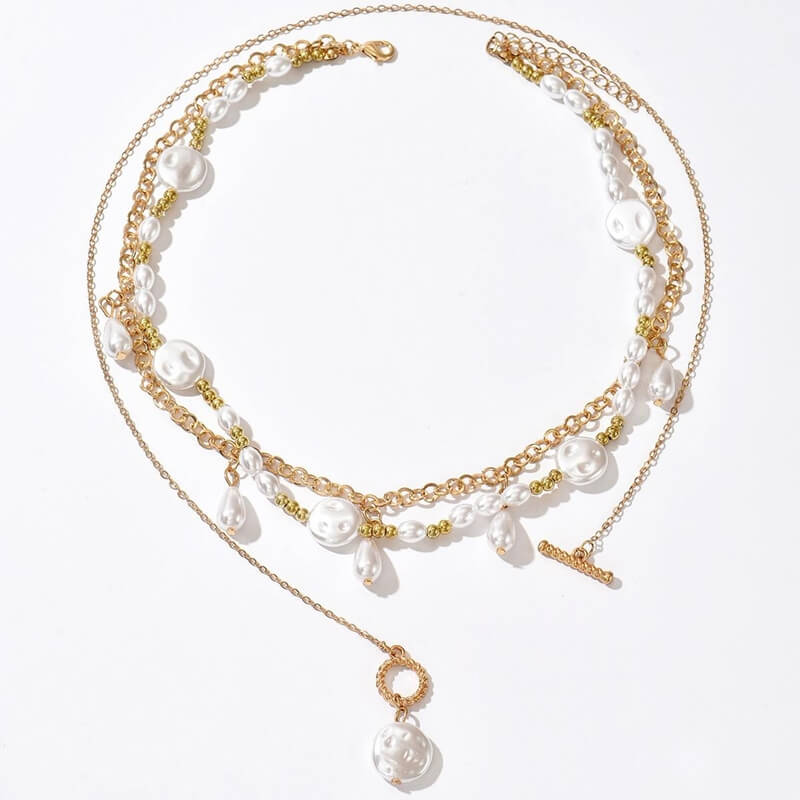 Natural Stone Pendant - Chest Necklace