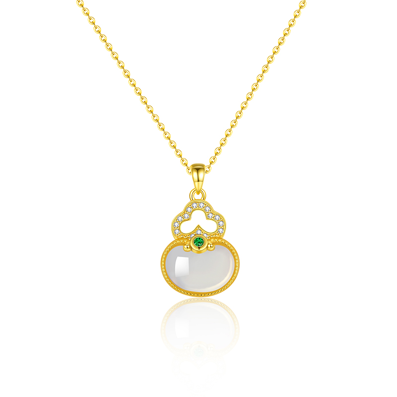 Natural Stone Pendant - Chest Necklace